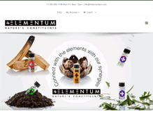 Tablet Screenshot of 4elementum.com